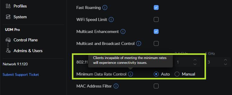 ScreenBeam receiver's Wi-Fi connection shows "Rejected"